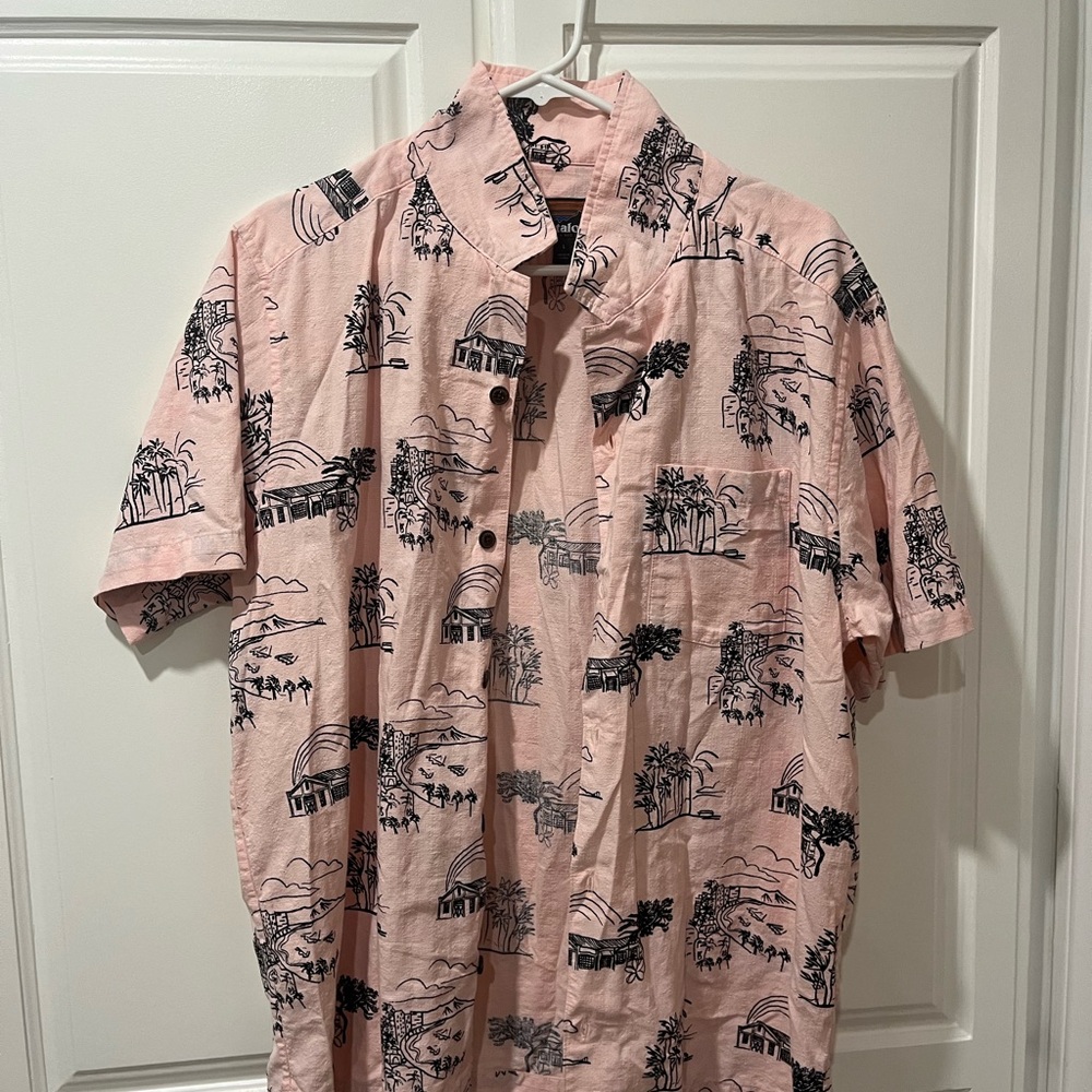 Patagonia Pink Casual Button Down Shirt